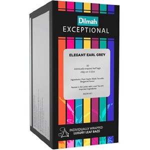Black Tea: Dilmah Exceptional - Elegant Earl Grey 50s