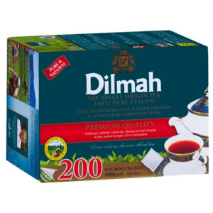 Black Tea: Dilmah Premium Ceylon 200s