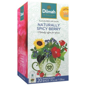 Herbal & Spiced Tea: Dilmah Naturally Spicy Berry 20s - ENV