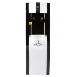 Freestanding Plumbed-In Water Cooler (Grey/Black)