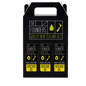 Now - The Founders: Cold Pressed Avocado Oil Giftpack 3x 250ml