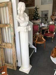 Decorative Statements 1: Crushed Marble Pillar-second-----SOLD