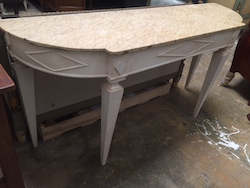 Spanish Marble Top Credenza
