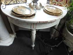 Dining: Tuscan Table-one round or 2 semi circles
