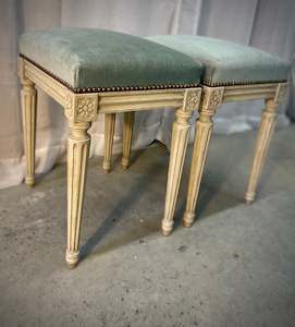 View All Available Antiques: French 19th Century Louis XVI Stools Set