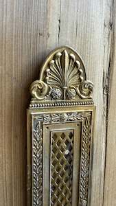 French Brass Push Plates Small