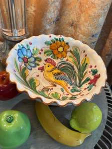 Vintage Italian Bowl 'Gallo Verde'