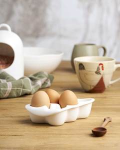 Home Lifestyle: Egg Crate 6 Cup | At Home White