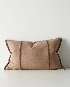 Blankets Throws Cushions: Adela Cushion | Rust