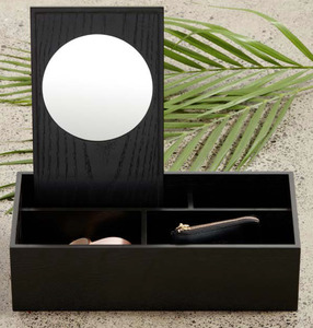 Nel Lusso | Tokyo Accessories Box w Mirror - Black