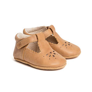 Clothing: Baby Morgan T-Bar Shoe | Tan