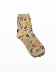 Jewellery Clothing Accessories: Socks | Natural with Autumn Twigs