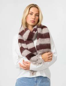 Jewellery Clothing Accessories: Scarf | Stripe with Tassels
