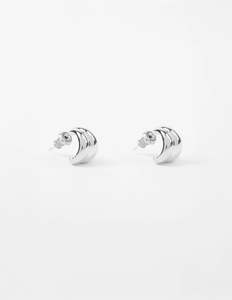 Earrings: Hoop Double Bar Earrings