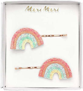 Meri Meri | Glitter Rainbow Hair Slides