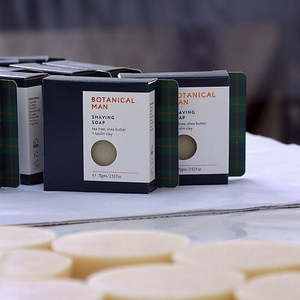 Man Shaving Soap