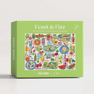 Puzzles: Piece House | Feast & Fizz Puzzle - 1,000 pieces