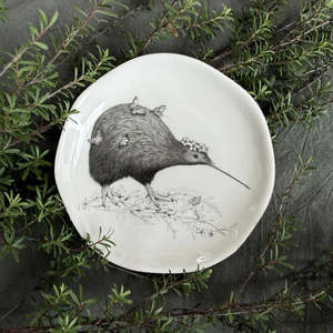 Trinket Dish | Walking with Aroha - Brown Kiwi