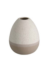 Decor: Cori Speckled Vase - Off White