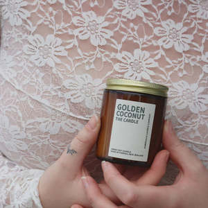 Golden Coconut | Large Soy Candle