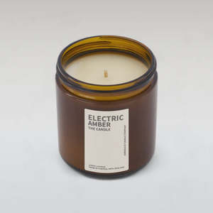 Home Fragrances Candles: Electric Amber | Large Soy Candle