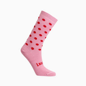 Child Merino Crew Socks | Cherry