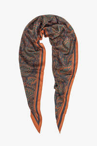 Jewellery Clothing Accessories: Neck Scarf | Woodland Paisley
