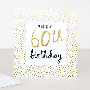 Art Stationery: Card | Happy 60th Birthday