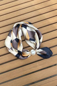 Jewellery Clothing Accessories: Pearl Fasten Neck Tie |  Cityscape