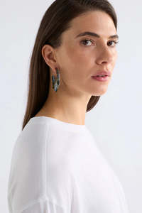 Earrings: Azenn  Hoop Earring