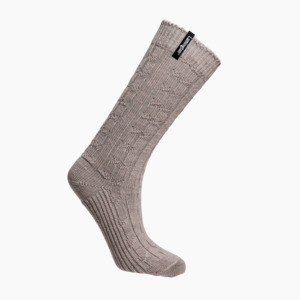Socks: Woman Merino Luxury Sunday Sock | Bluff