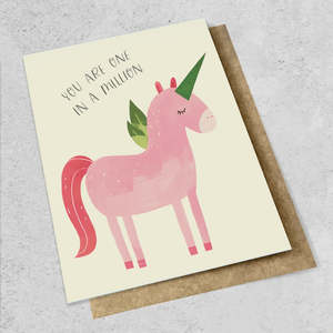 Art Stationery: One in a Million | Large Luxe Card