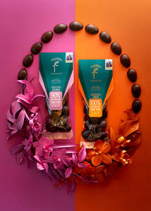 Seriously Dark Chocolate: Mini Chocolate Eggs - 90% and 100% Twin Pack