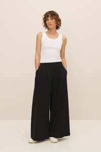 Pants Jeans: Kowtow - Drape Pant - Black