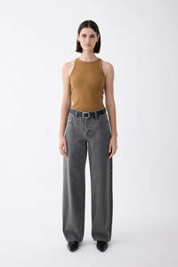 Outland Denim - Avril Mid Slouchy Wide Jean - Crusade