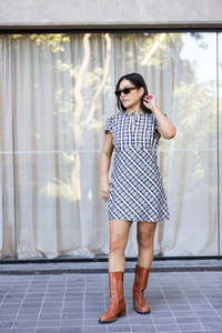 Annie - Archive Mini Dress - Heritage Plaid
