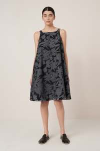 Kowtow - Swing Dress - Etched Denim