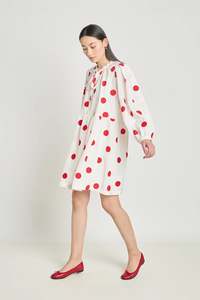Dresses: Twenty Seven Names - Transference Dress - Red Polka dot