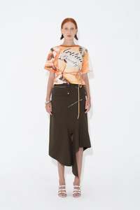 Arthur: LAST ONE | Arthur Apparel - Utility Drape Skirt - Olive