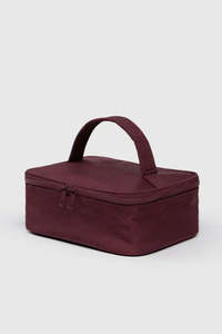 Baggu: Baggu - Small Cosmetic Case - Mahogany