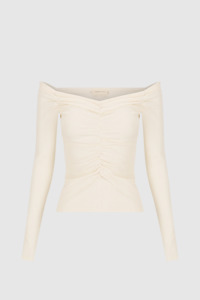 Dominique Healy - Luella Long-Sleeve - Vanilla Rib