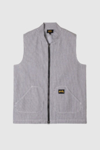 Stan Ray - Work Vest - Aged Hickory Stripe