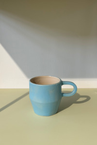 Slab Ceramics: Slab Ceramics - Diner Cup - Baby Blue
