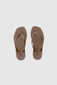 Footwear: Sandos - The Square - Chai
