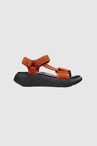 Footwear: Onwuad - Schon Tech Nubuck Leather Sandal - Anise