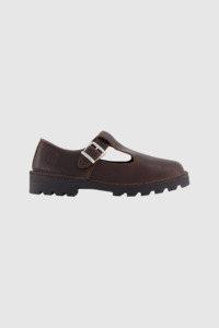 Footwear: McKinlays x Commonplace Popham T-Bar - Brown