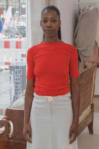 Baserange: Baserange - Omato 3/4 Tee - My Red/Brown