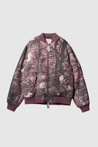 Kloke - Sustain Unisex Bomber - Purple Print