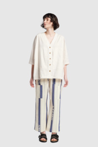 Kloke: Kloke - Ruins S/S Top - Ecru