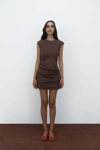 One of Others - Russo Mini Dress - Mocha